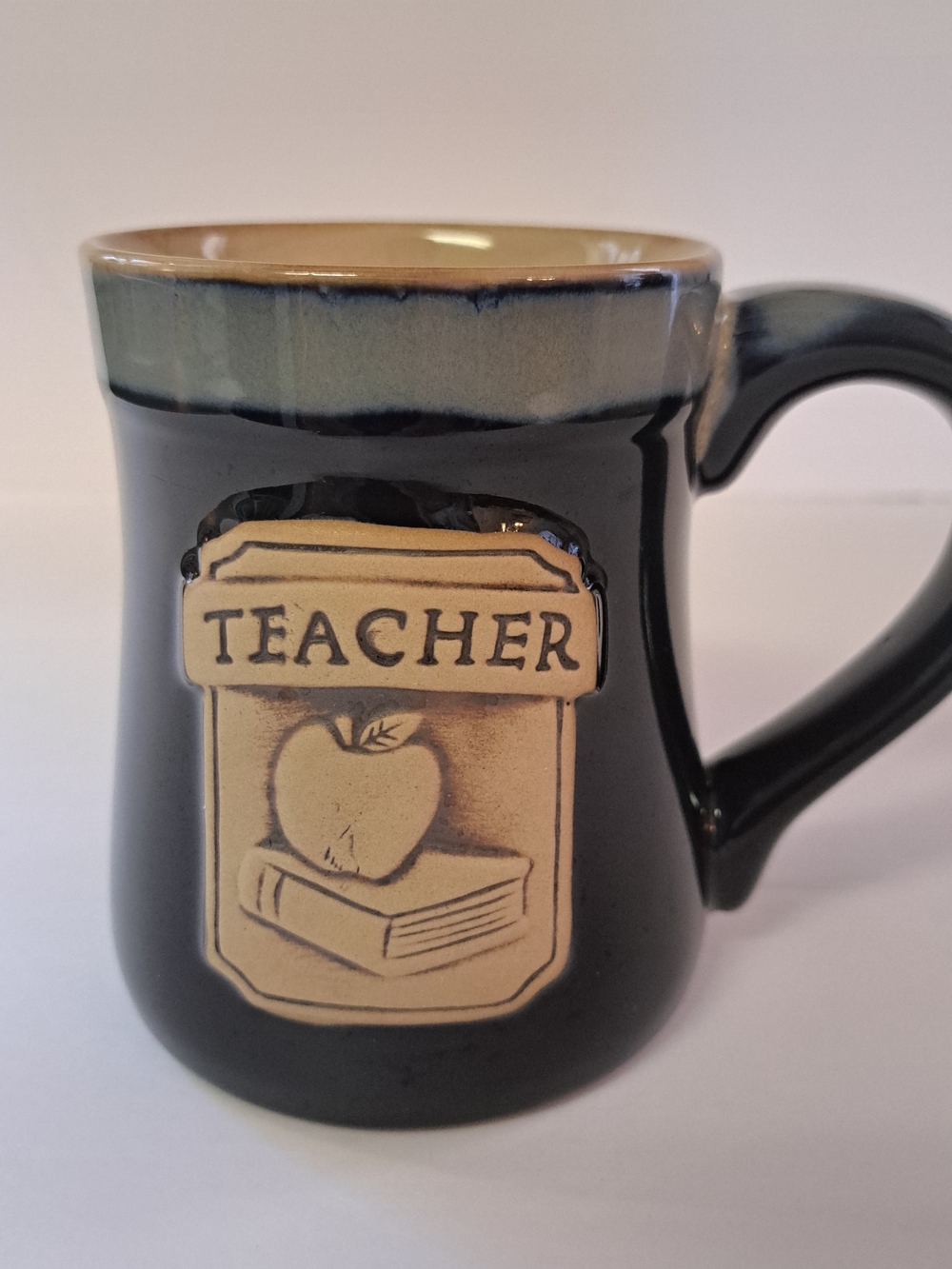 Burton Black and Tan Teacher Ceramic Coffee Mug